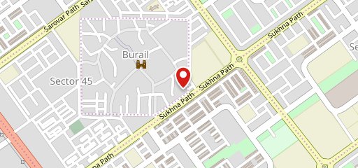 Chandigarh flavours on map