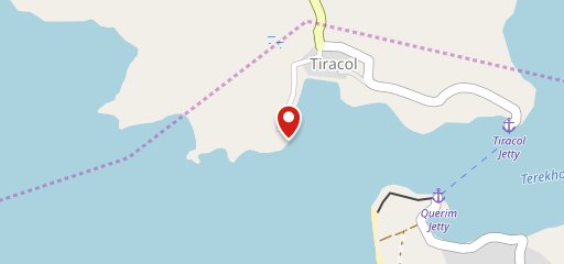 Fort Tiracol,Goa Pernem on map