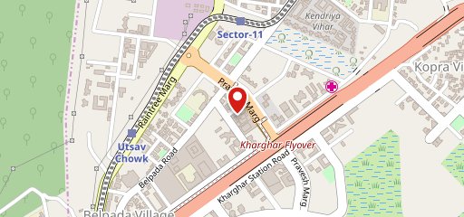 The tent house on map