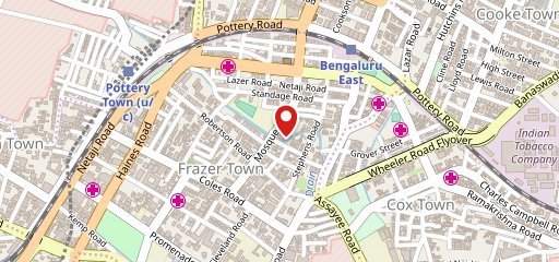 Theobroma Bakery and Cake Shop - Frazer Town, Bengaluru on map