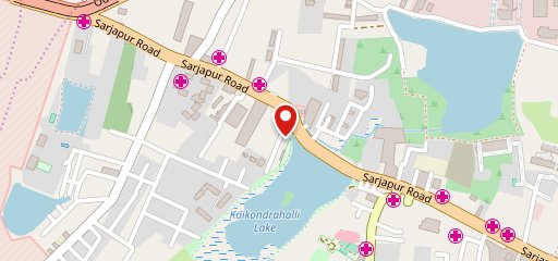 Thyme & Whisk Vegetarian Restaurant in Sarjapur Bangalore on map