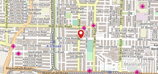 Thyme & Whisk Vegetarian Restaurant in Jayanagar Bangalore on map