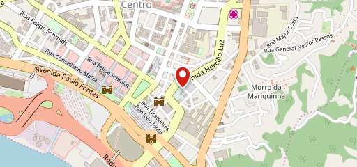 Time Out Hamburgueria no mapa