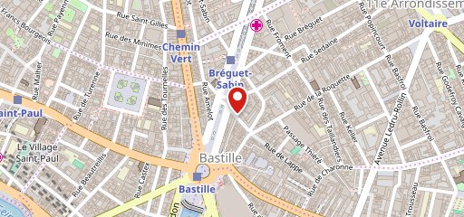 Le Tiny Café sur la carte