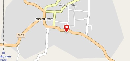 Tn 28 & poes garden Rasipuram on map