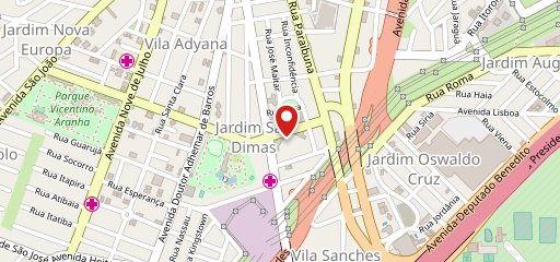 Bahrem Beer São Dimas no mapa