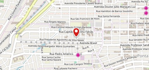 topadão Hambúrgueria no mapa