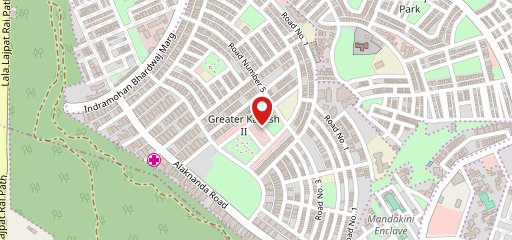 Tossin Pizza Greater Kailash 2 Best Pizza Restaurant in Delhi on map