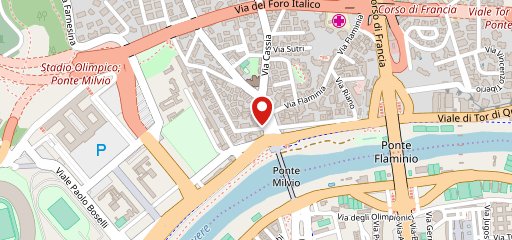 Trapizzino Ponte Milvio sulla mappa
