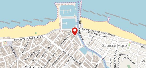 Trattoria Del Porto "da Eugenio" Cattolica sulla mappa