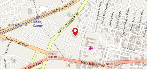 Trattoria italian restaurant on map