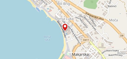 La Pentola Trattoria Makarska sulla mappa