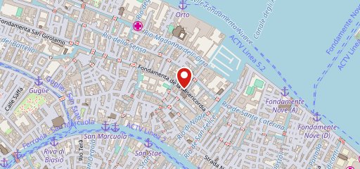 Trattoria Misericordia - Ristorante Fondamenta della Misericordia sulla mappa
