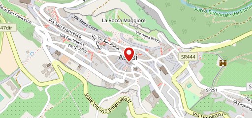 Trattoria Pallotta Assisi sulla mappa