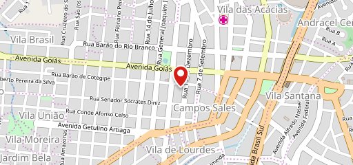 Trilhas da Amazônia Anápolis Go no mapa