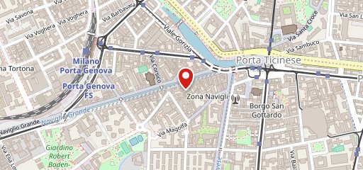 Tropical Bar Naviglio sulla mappa