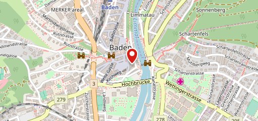 Restaurant Trudelkeller Baden sulla mappa