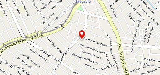 Lancheria Tulipas no mapa