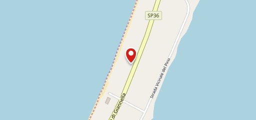 Ristorante di pesce sulla spiaggia Tuscany Bay Beach sulla mappa