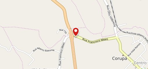 Tutty Pizzas Corupa no mapa