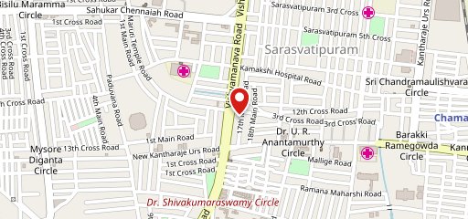 Udupi Shree Krishna Tiffanys on map