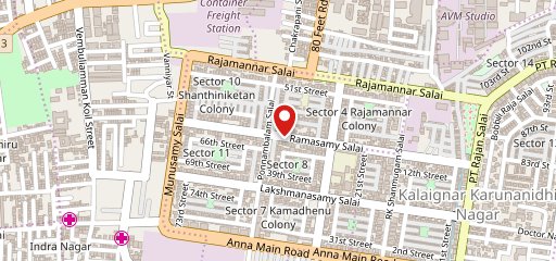 Udupi sri krishna restaurant veg on map