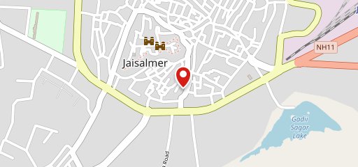 Uma De Restaurant & Cafe Jaisalmer on map