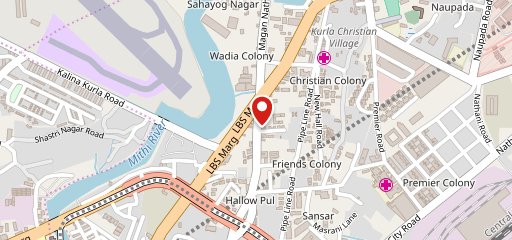 Urban jalsa restaurant on map