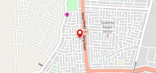 Vardhman dosa and chaat on map