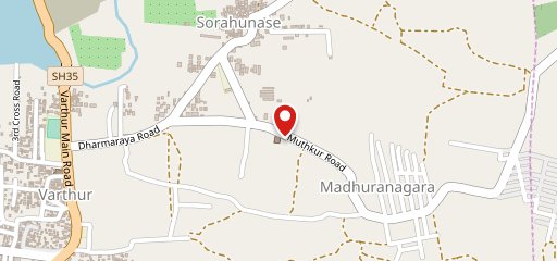 Varthur Akash mutton dhum biryani on map