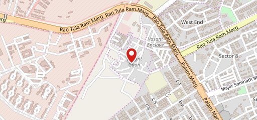 Vasant Gaon, vasant vihar new delhi on map