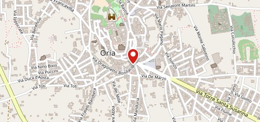 Vecchia Oria sulla mappa