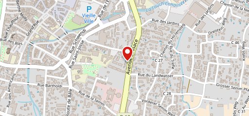 Pizzeria Vecchia Romagna sur la carte