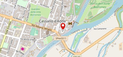 Vecchio Fiume sulla mappa