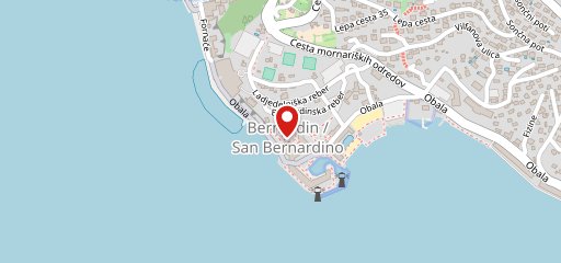 Veduta Bernardin sulla mappa