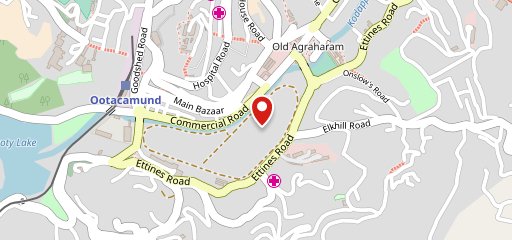 Vegetable u m c Market ooty on map