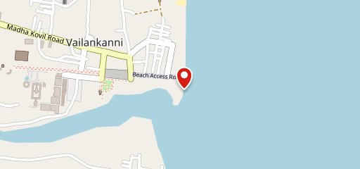 Hotel Kamali Velankanni Beach seafood on map