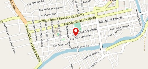 Veneza Pizza Express no mapa