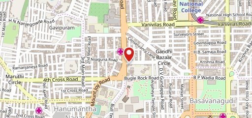 Vijayalakshmi Veg - Basavanagudi ವಿಜಯಲಕ್ಷ್ಮೀ ಸಸ್ಯಾಹಾರಿ ಹೋಟೆಲ್ - ಬಸವನಗುಡಿ on map