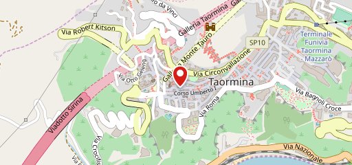 Villa Zuccaro Pizzeria Taormina sulla mappa