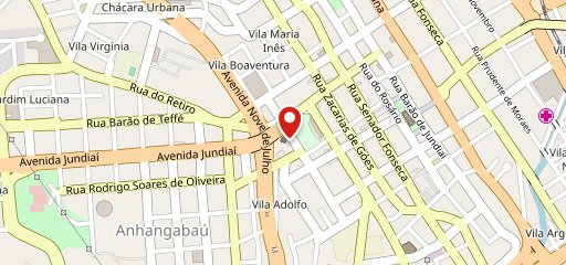 Villas Marmitaria e Delivery no mapa