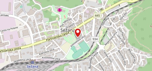 Vinjeta Coffee sulla mappa