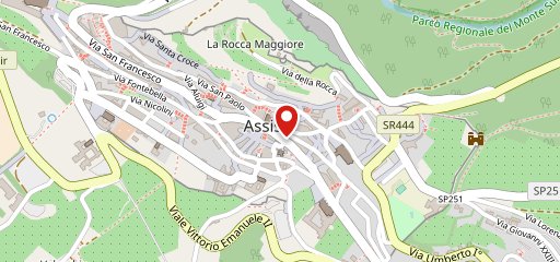 Ristorante vino e cucina sulla mappa