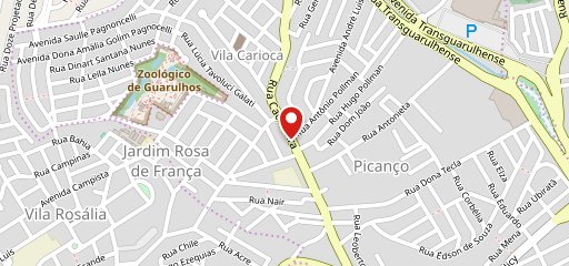 Virtual Pizzaria e Churrascaria Guarulhos no mapa