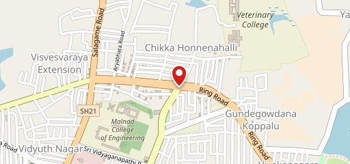 Vishnu Udupi Thindi on map