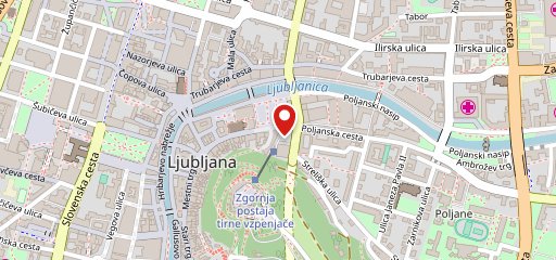Restavracija Vodnikov Hram, Ljubljana sulla mappa