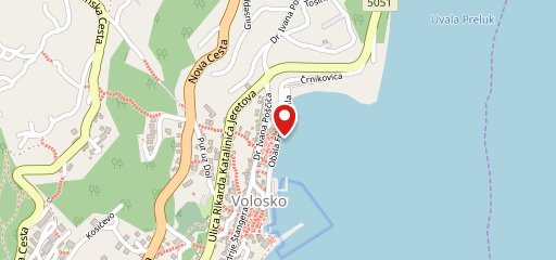 Caffe bar Vološćica sulla mappa