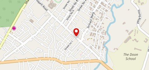 White Biergarten on map