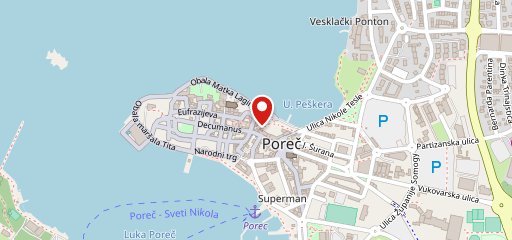 Wine Bar OLD TOWN - Poreč sulla mappa