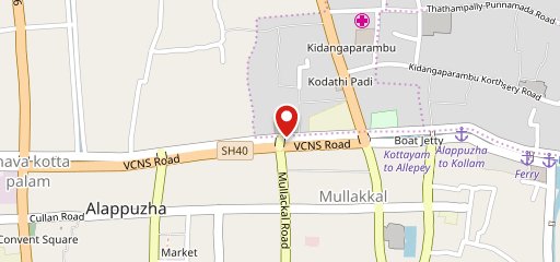 YMCA, Alappuzha. on map